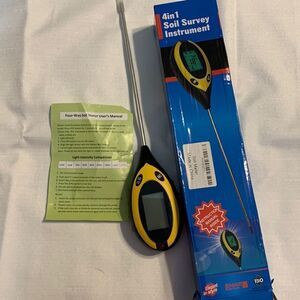 4 in 1 Soil Survey instrument.  Batteries not included.